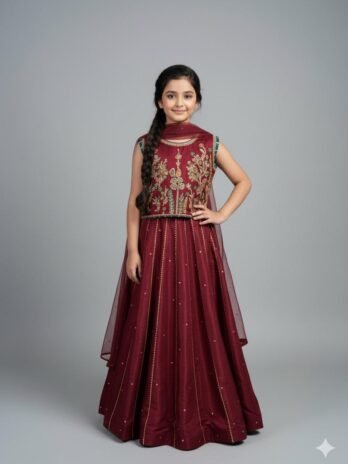 Deep Maroon – Kameez
